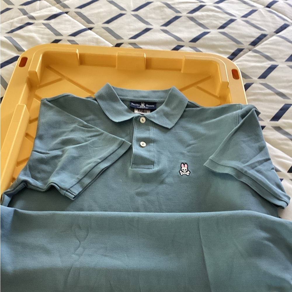 Psycho Bunny Kids Polo Shirt in Blue
